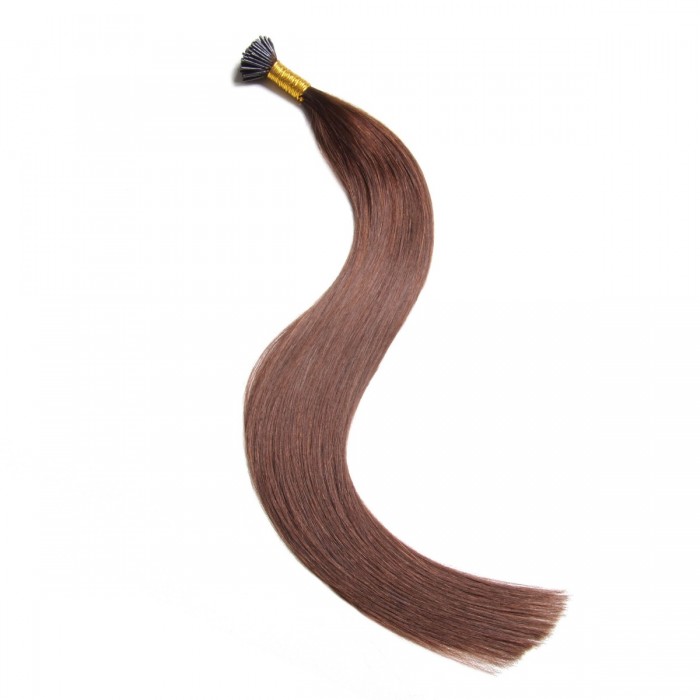 Remy Hair I-Tip Hair Extensions-Micro Series-Dark Brown