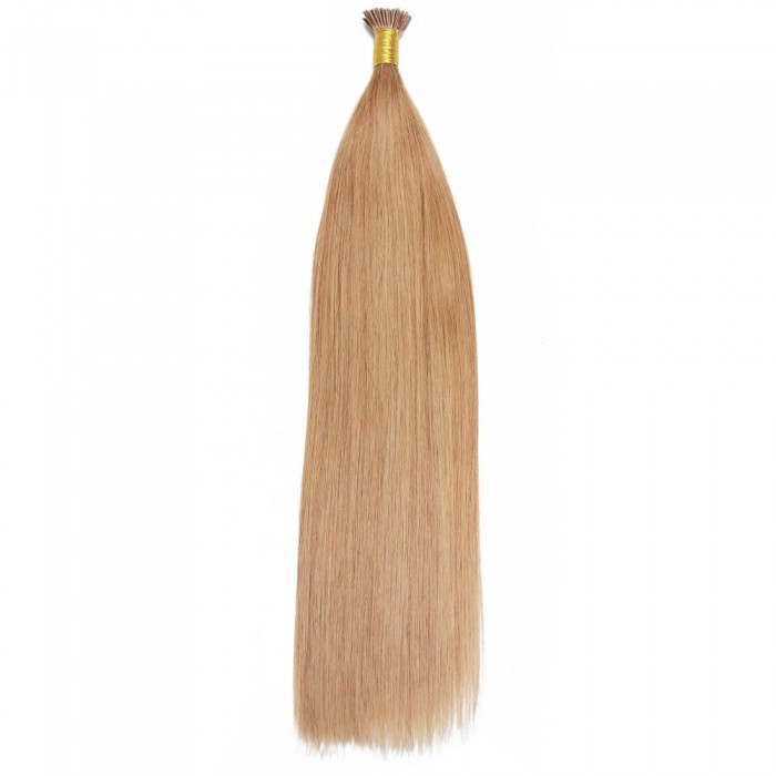 Kriyya 100% Remy I-Tip Hair Extensions-Gold Blonde