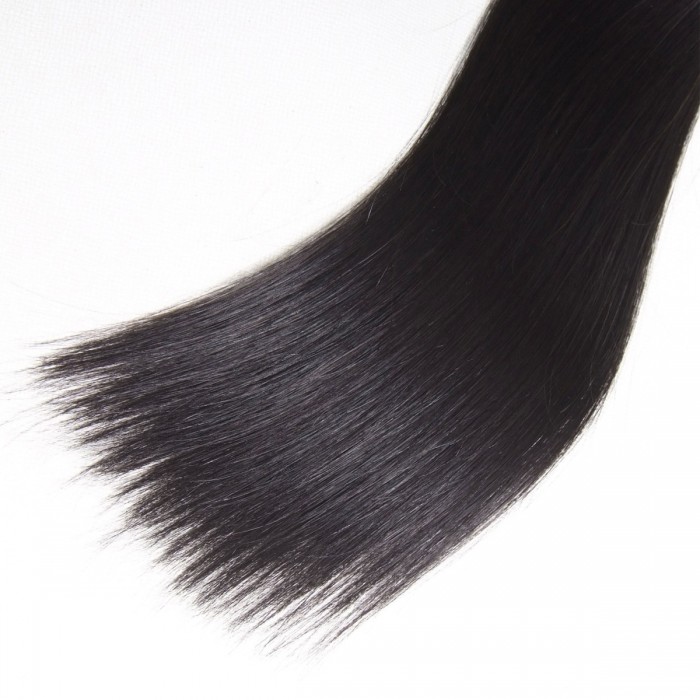 Kriyya 100% Remy I-Tip Hair Extensions-Jet Black