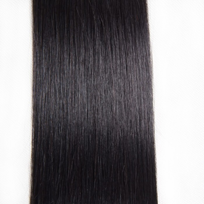 Kriyya 100% Remy I-Tip Hair Extensions-Jet Black