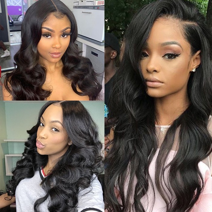 Kriyya Body Wave Bundles 3 Bundles Indian Unprocessed 7A Human Hair Weave