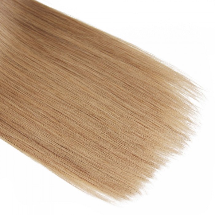 Kriyya 100% Remy I-Tip Hair Extensions-Gold Blonde