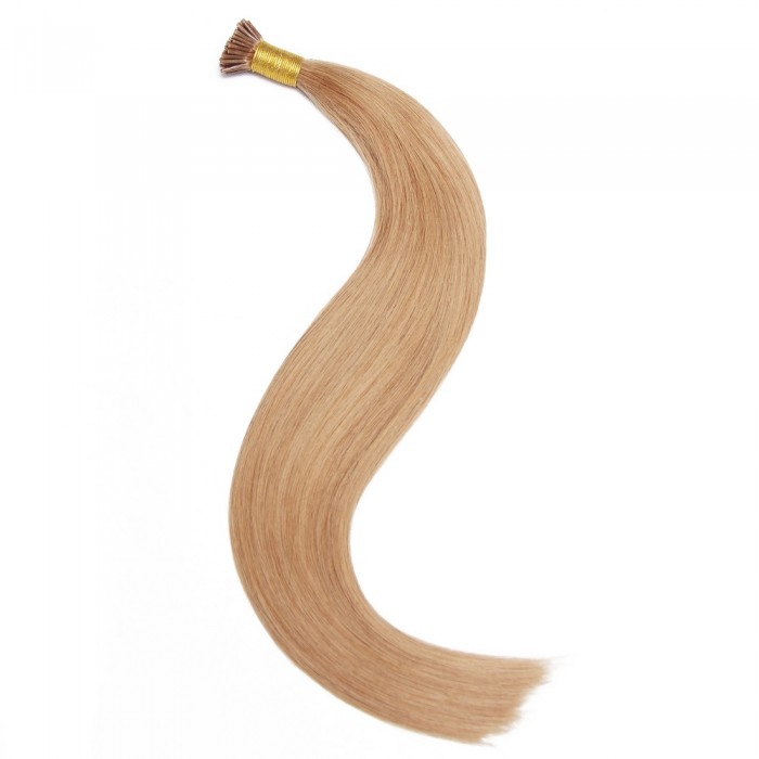 Kriyya 100% Remy I-Tip Hair Extensions-Gold Blonde
