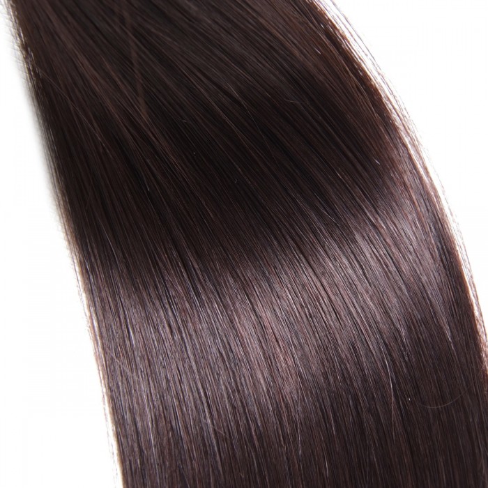 Kriyya 100% Remy I-Tip Hair Extensions-Off Black
