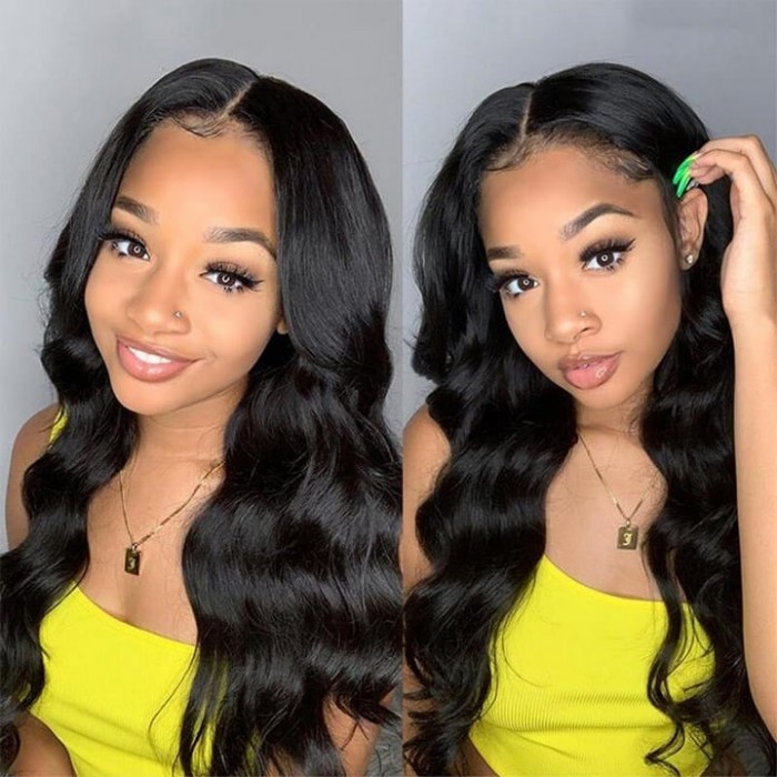 Kriyya Brazilian 3 Bundles With 4X4 Closure Body Wave Human Hair