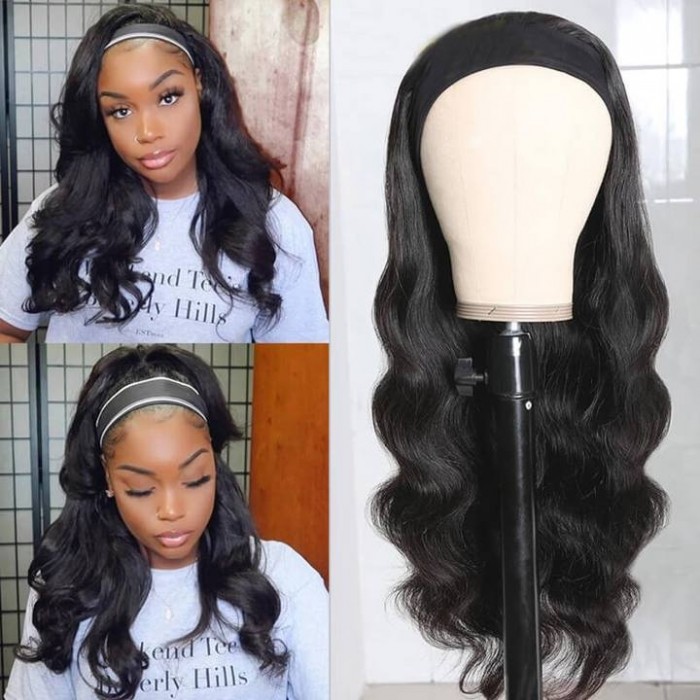 Kriyya Remy Headband Body Wave Wig Wear And Go Human Hair Wigs