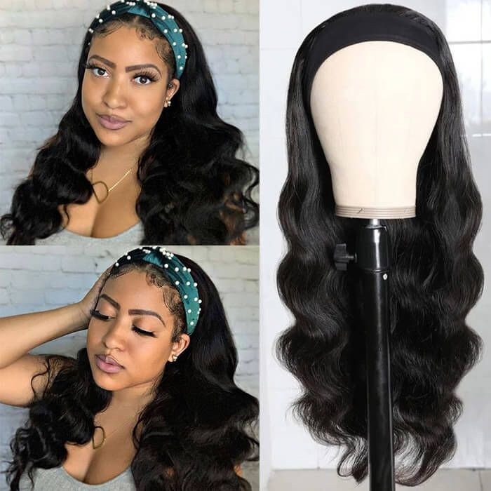 Kriyya Remy Headband Body Wave Wig Wear And Go Human Hair Wigs