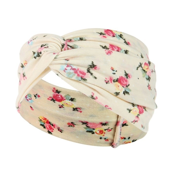 Floral Print Knot Headband 3 Pack 