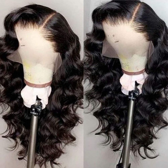 Kriyya 13x4 Lace Front Human Hair Wigs Body Wave Wigs With Baby Hair 150% Density Favorable Price