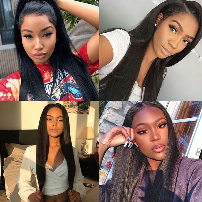 Kriyya Straight Virgin Hair Malaysian Best Human Hair Weave 4 Bundles 7A Hair