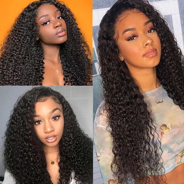 Kriyya Jerry Curly Brazilian Virgin Hair Best 7A Human Hair Weave 4 Pcs
