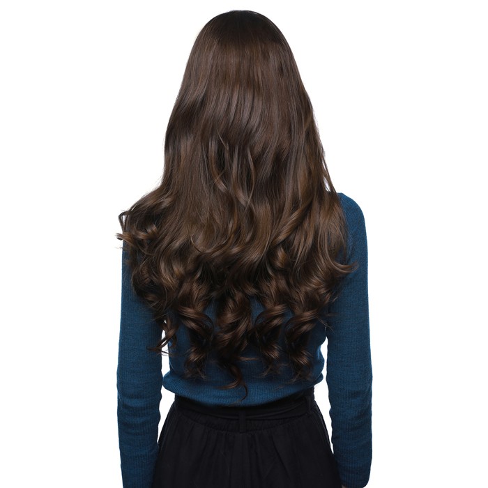 Kriyya Clip In 20 Inch Hair Extensions Dark Brown 100 Human Hair Extensions Kriyya Com