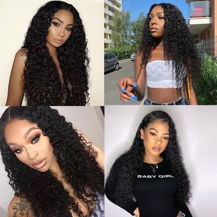 Kriyya Human Hair Weave 1bundle Deep Wave Sew In
