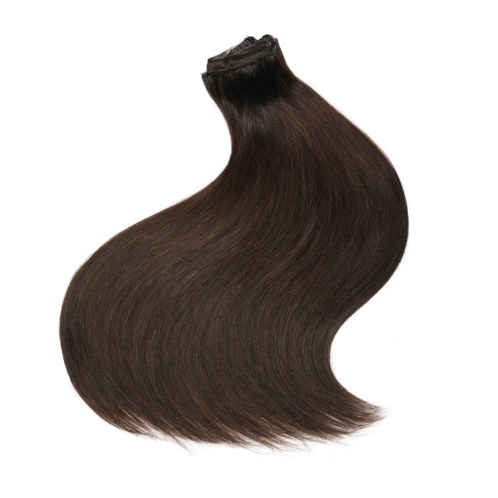 Kriyya Best Clip In Hair Extensions Dark Brown 16 Inch Hair Extensions