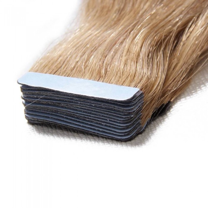 Kriyya Best Tape In Hair Extensions Strawberry Blonde Human Hair Extensions