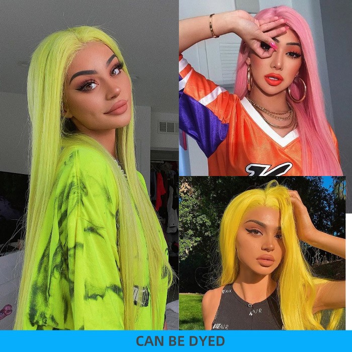 Kriyya Straight 613 Blonde Lace Front Wigs 13x4 Pre Plucked Remy Human Hair Wig