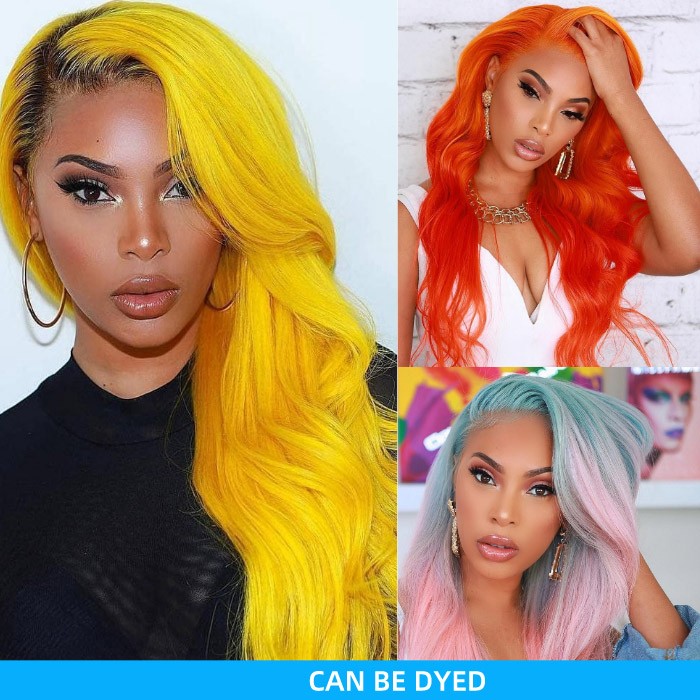 Kriyya 613 Blonde Body Wave 13x6 Lace Front Human Hair Wigs Baby Hairs Along The Hairline 150% Density