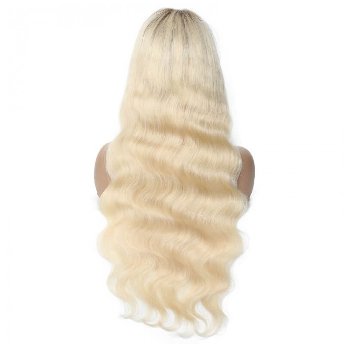 Lara | Lace Front Pre Plucked Blonde Wavy Remy Human Hair Wig