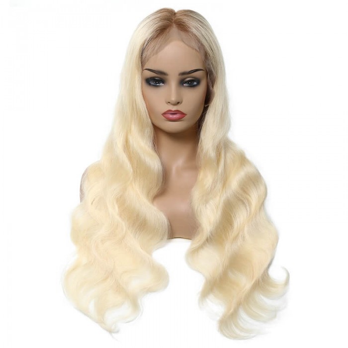 Lara | Lace Front Pre Plucked Blonde Wavy Remy Human Hair Wig