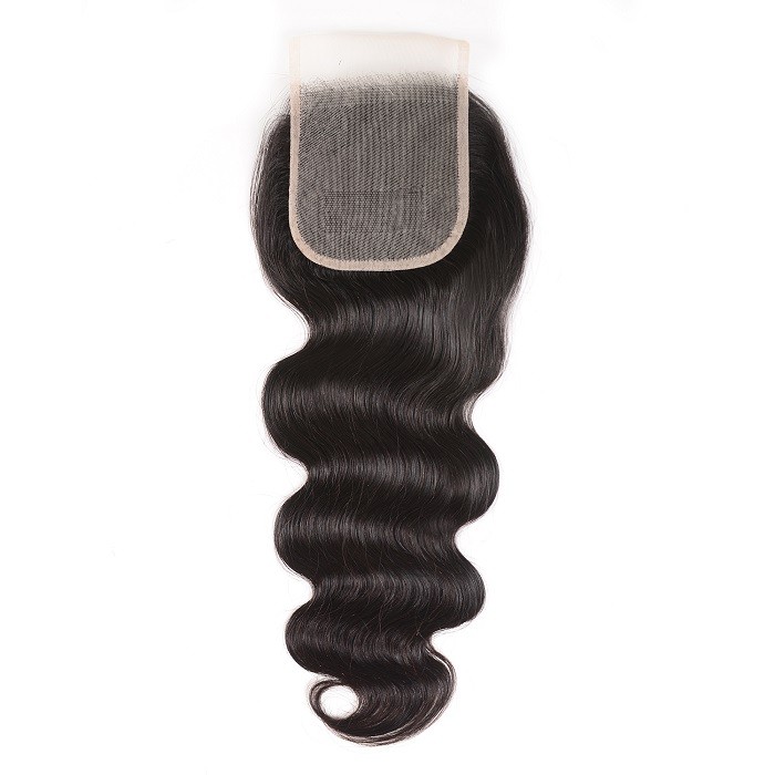 Kriyya Body Wave Transparent Lace Closure Remy Human Hair 4*4 Lace Closure