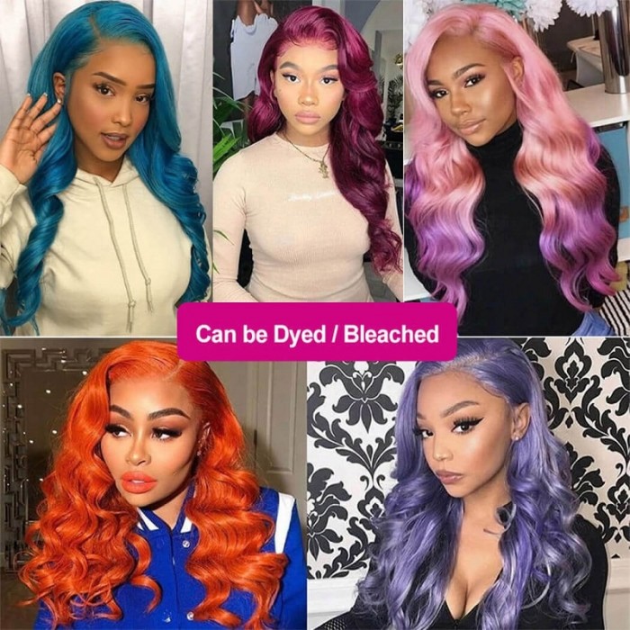 Kriyya Soft 613 Body Wave Blonde Lace Front Wigs 13x4 150% Density Virgin Human Hair Wigs 