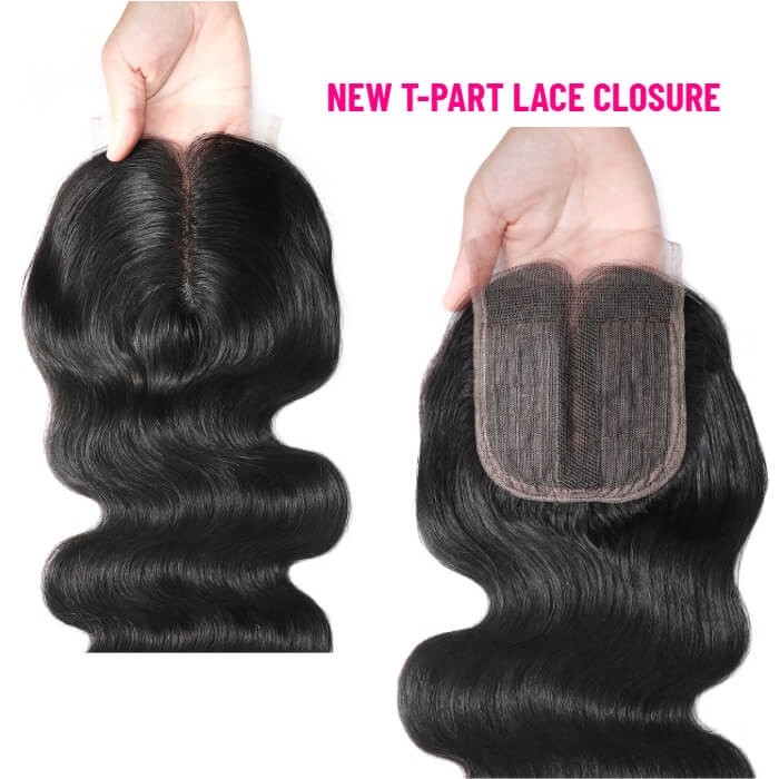 Kriyya Indian Remy Hair 3 Bundles With Closure 4X4 Inch Body Wave Weave 