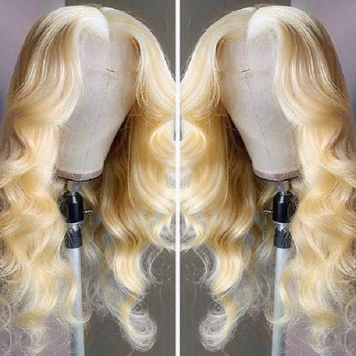 Kriyya Soft 613 Body Wave Blonde Lace Front Wigs 13x4 150% Density Virgin Human Hair Wigs 