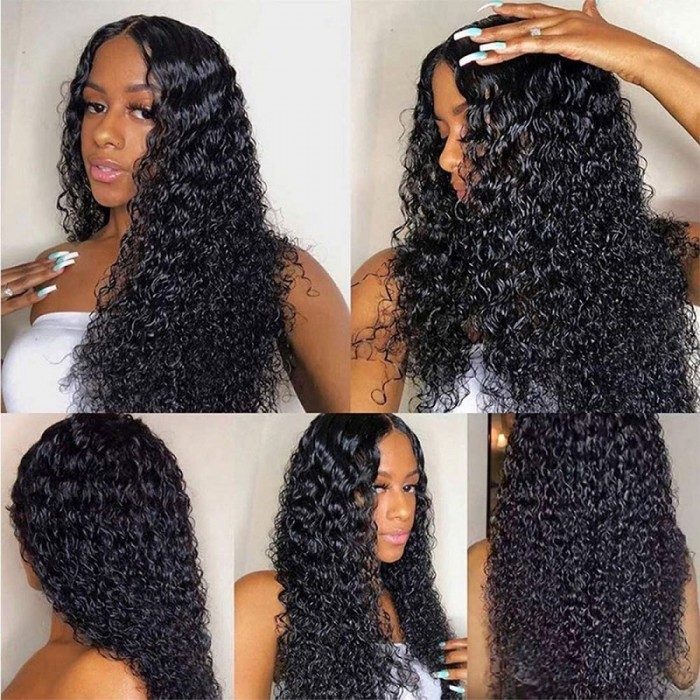 Kriyya Brazilian Jerry Curly Hair 3 Bundles Human Hair Weave 7A Hair