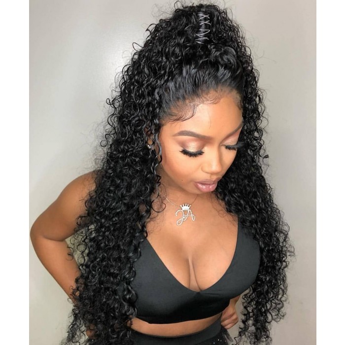 Kriyya 5x5 HD Lace Closure Jerry Curly Virgin Hair Transparent Lace Closure