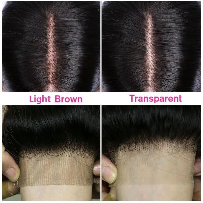 Kriyya Hair Virgin Curly Human Hair 150% Density Transparent 13x6 Lace Frontal Wig 