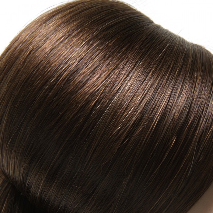 Kriyya 100% Remy I-Tip Hair Extensions-Chocolate Brown