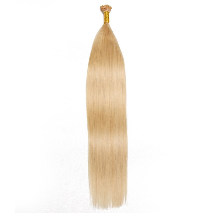 Remy Hair I-Tip Hair Extensions-Micro Series-Platinum Blonde
