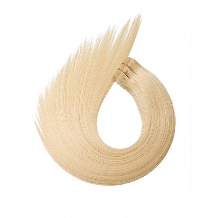 Kriyya 100% Remy Volumizer Hair Weft-Platinum Blonde