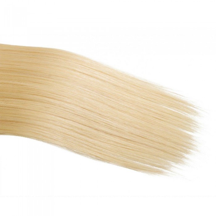 Kriyya 100% Remy Volumizer Hair Weft-Platinum Blonde