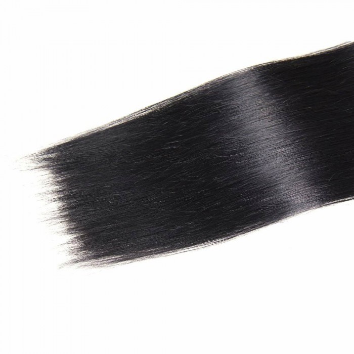 Kriyya 100% Remy Volumizer Hair Weft-Jet Black