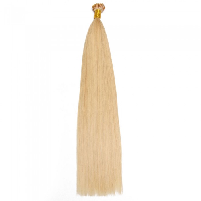Kriyya 100% Remy I-Tip Hair Extensions-Blonde