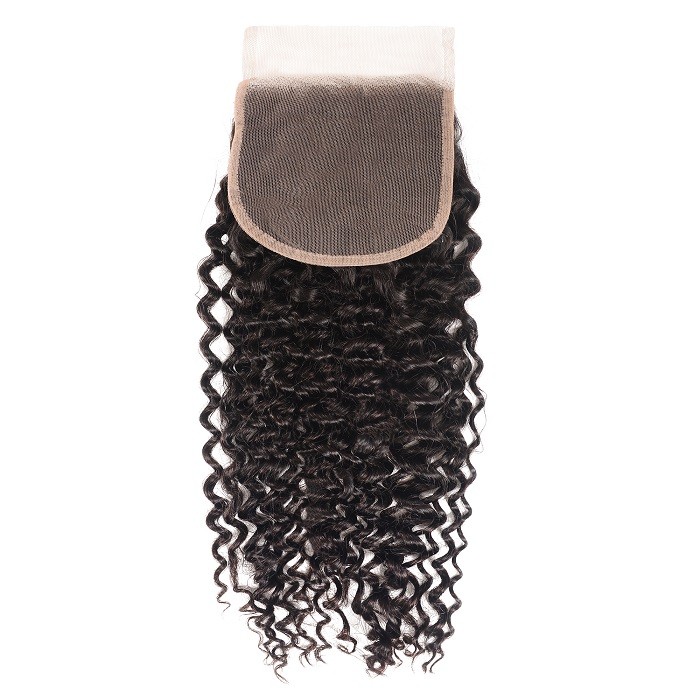 Kriyya Virgin Human Hair 5x5 Lace Closure Jerry Curly Virgin Hair