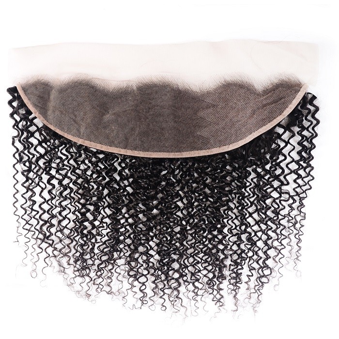 Kriyya 13x4 Ear to Ear Lace Frontal 100% Virgin Hair Kinky Curly Human Hair