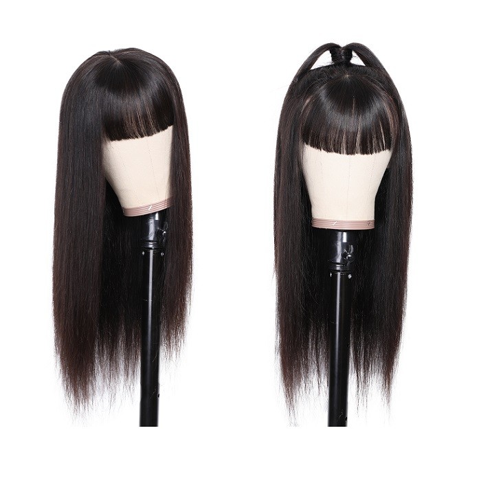 Kriyya 13x4 Transparent Lace Front Wigs Straight Virgin Hair Wig 150 Density