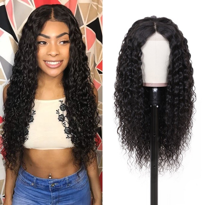 Kriyya 13x6 Water Wave Lace Front Wigs Human Hair 130 150 And 180% Density Wigs For Black Women