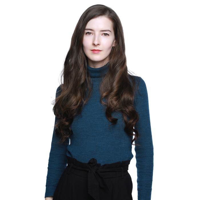 Kriyya 24 Inch Clip In Hair Extensions Dark Brown Remy Hair 