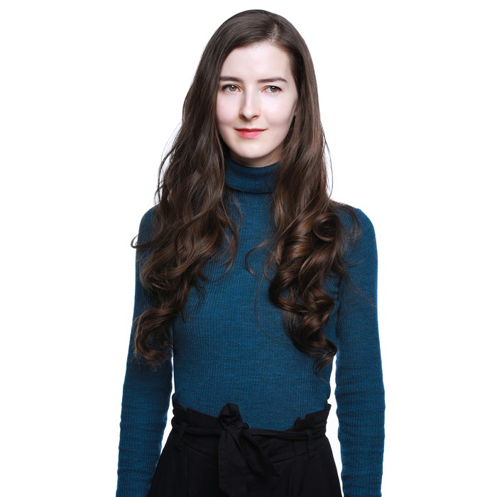 Kriyya 22 Inch Clip In Hair Extensions Human Hair Dark Brown Remy Hair