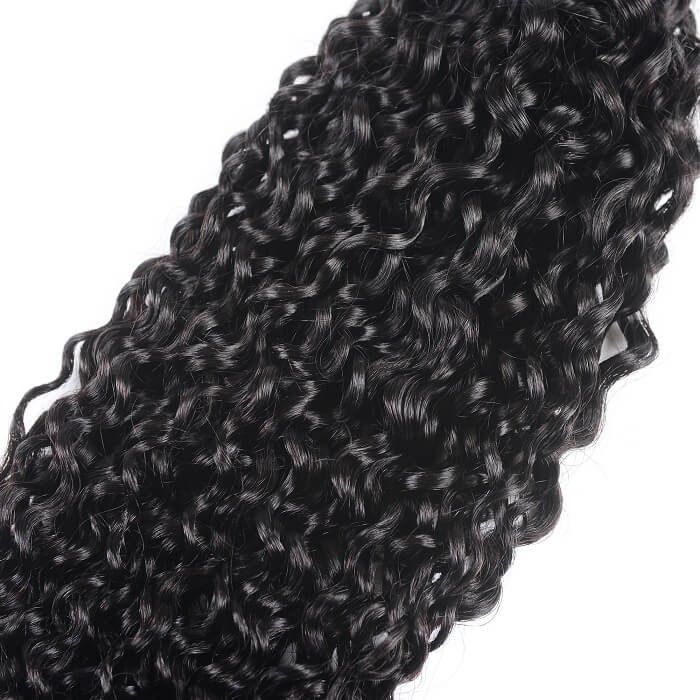 Kriyya 4 Bundles With Closure Malaysian Jerry Curly Human Hair