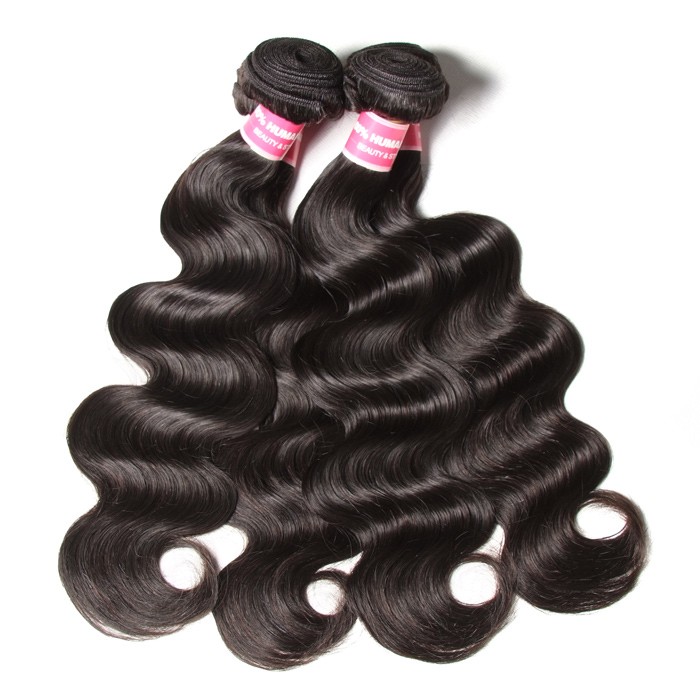 Kriyya Body Wave Human Hair 4 Bundles With 13x4 Lace Frontal Malaysian Hair 