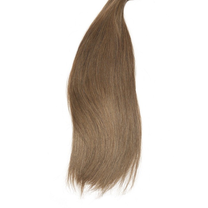 Kriyya Human Hair Clip In Extensions Light Golden Brown 24 Inch Remy Hair