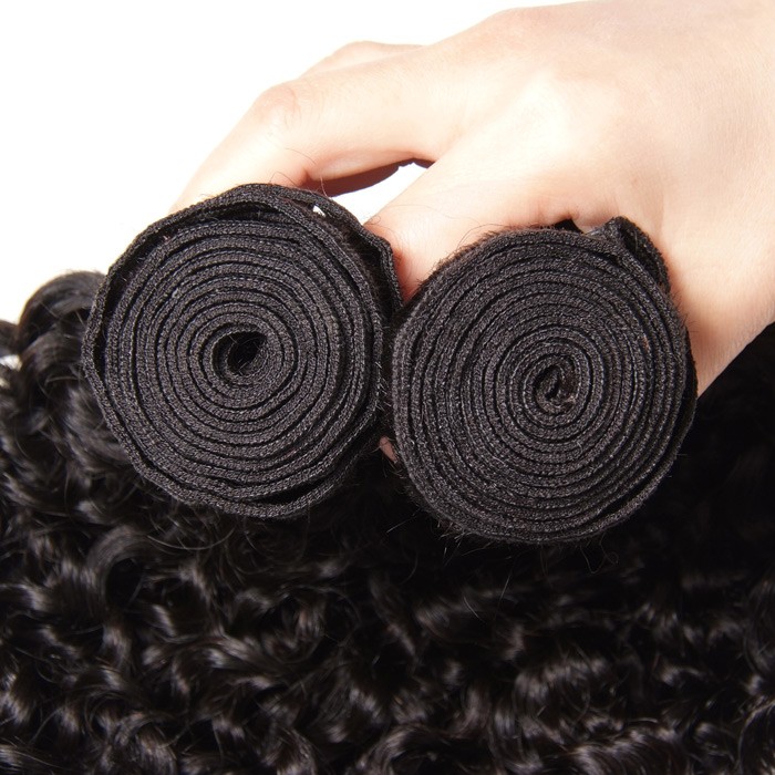 Kriyya Curly Human Hair Weave 1 Bundle 100% Virgin Hair