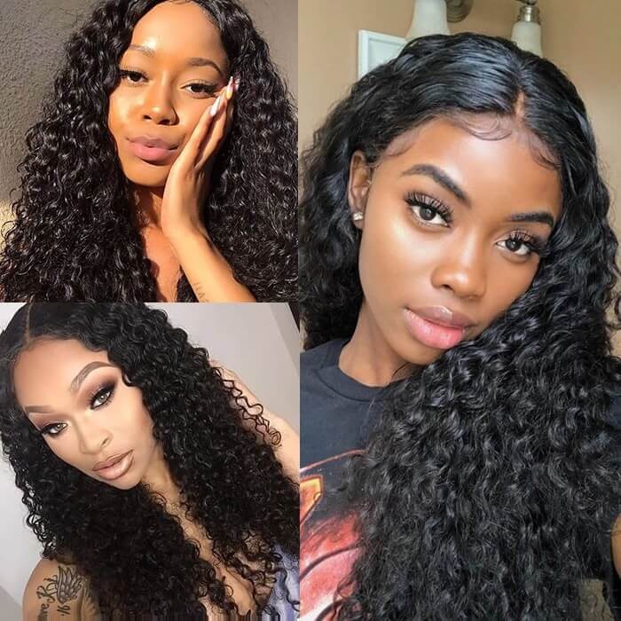 Kriyya Deep Wave Peruvian Virgin Hair Bundles 3 Bundles 7A Human Hair