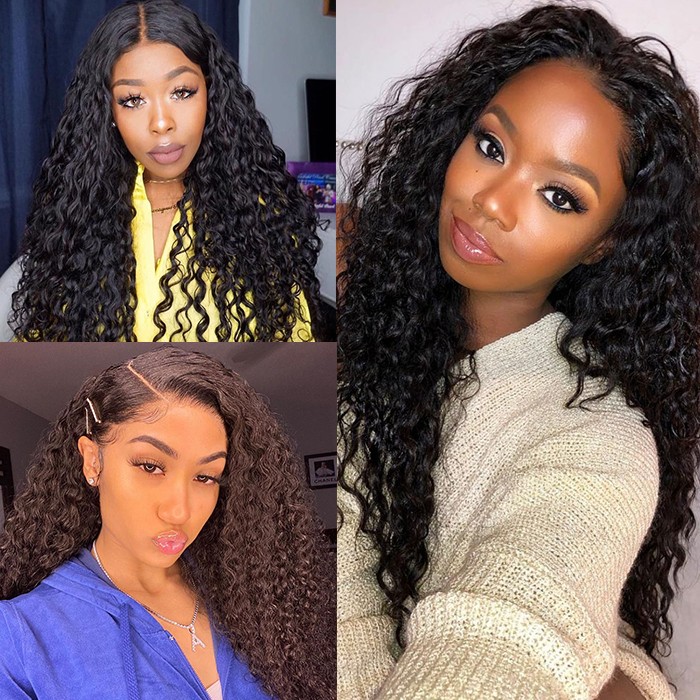 Kriyya Hair Best Full Lace Wig 150% Density Deep Wave Virgin Human Hair Wigs