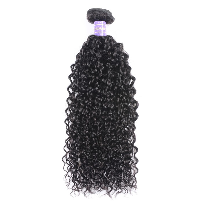Kriyya Jerry Curly Hair Weave 1 Bundle 100% Unprocessed Human Hair