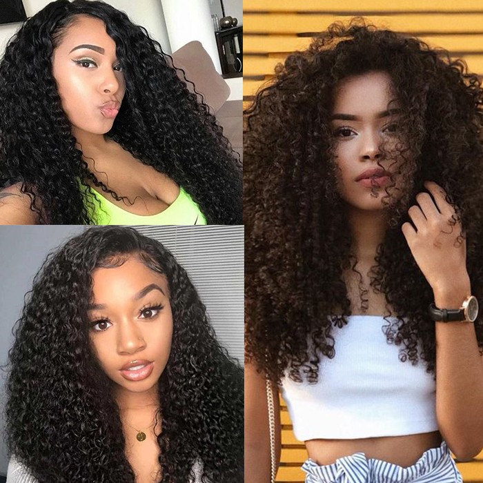 Kriyya Kinky Curly Bundles Brazilian Virgin Hair 4 Bundles